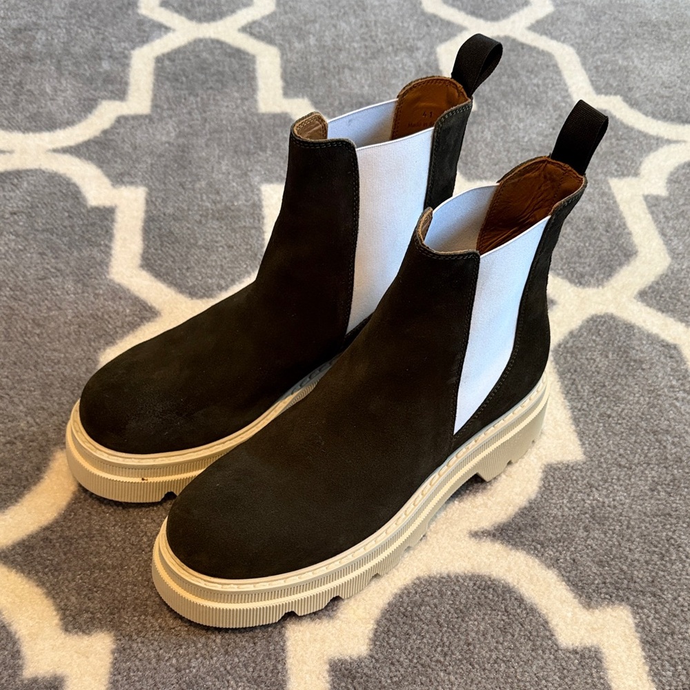 Voile Blanche GreenSuede Chelsea Boots